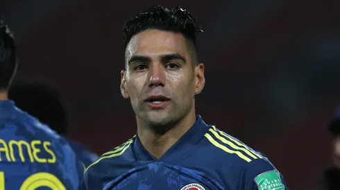 Radamel Falcao during the 2020 FIFA World Cup Qualifiers with Colombia