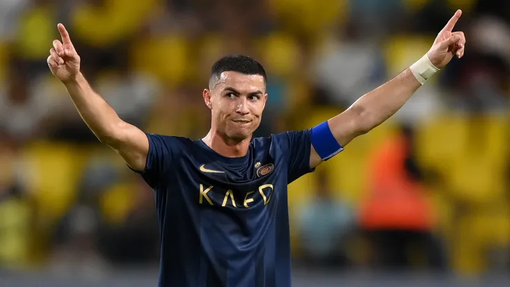 Cristiano Ronaldo celebrating a goal