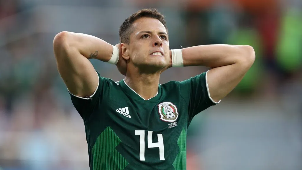 Chicharito Hernandez with Mexico