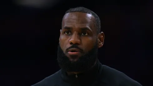 LeBron James of the Los Angeles Lakers