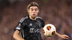 Borna Sosa, Ajax, during the 2023-24 UEFA Europa League