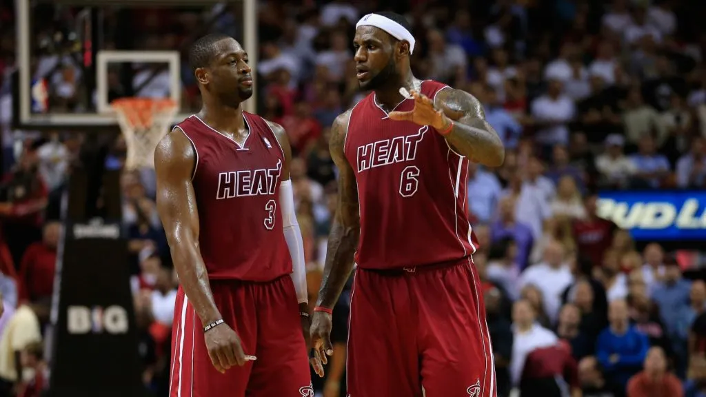 LeBron James and Dwyane Wade