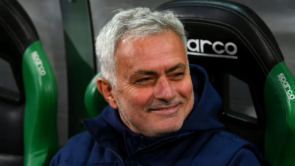 Jose Mourinho with AS Roma