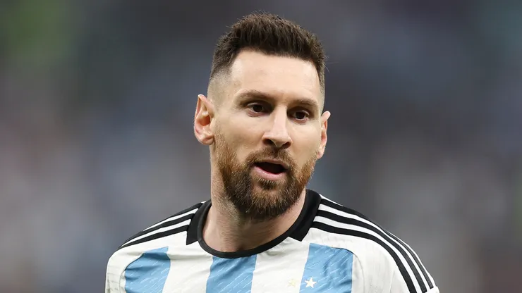 Lionel Messi with Argentina