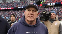 Bill Belichick, head coach of the New England Patriots, during the 2023 NFL season