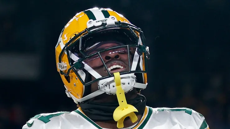 Jayden Reed #11 of the Green Bay Packers
