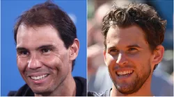 Rafael Nadal and Dominic Thiem