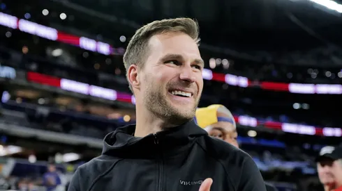 Injured quarterback Kirk Cousins #8 of the Minnesota Vikings