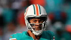 Tua Tagovailoa #1 of the Miami Dolphins