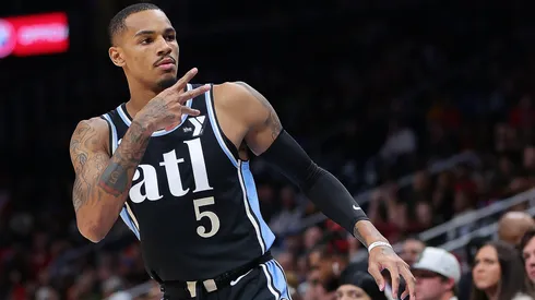 Dejounte Murray of the Atlanta Hawks.