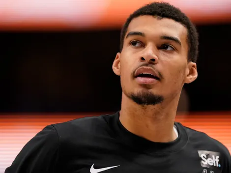 Victor Wembanyama gets advice from Joel Embiid to find his game