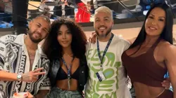 Neymar on cruise ship