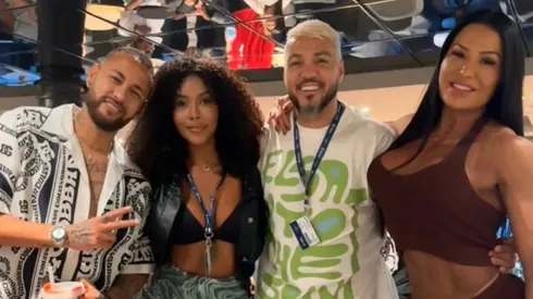 Neymar on cruise ship