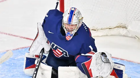 Trey Augustine, goaltender of the United States