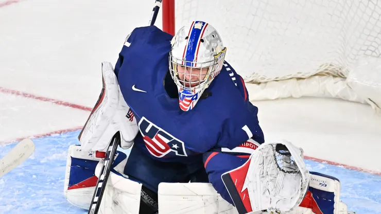 Trey Augustine, goaltender of the United States