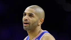 Nicolas Batum #40 of the Philadelphia 76ers
