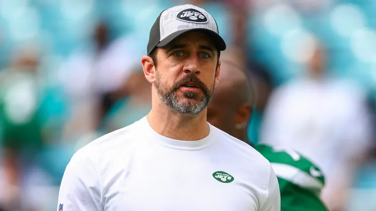 Aaron Rodgers, quarterback of the New York Jets
