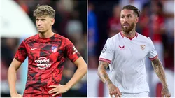 Marcos Llorente (left) and Sergio Ramos