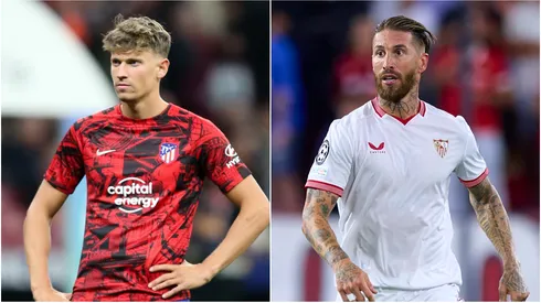 Marcos Llorente (left) and Sergio Ramos