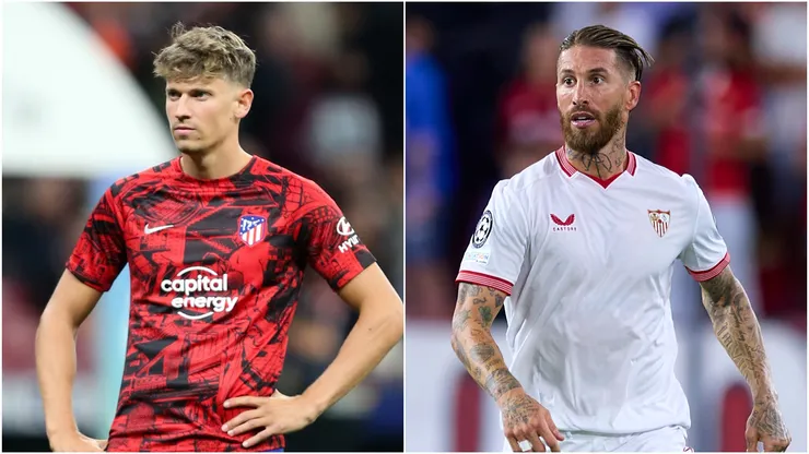 Marcos Llorente (left) and Sergio Ramos