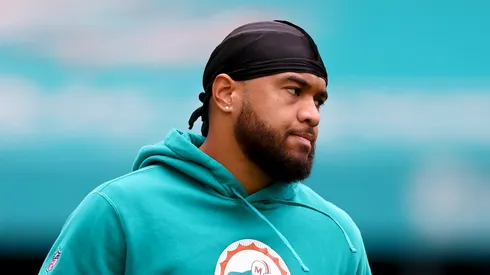 Tua Tagovailoa #1 of the Miami Dolphins