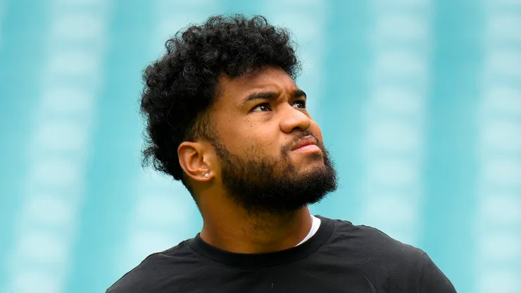 Tua Tagovailoa #1 of the Miami Dolphins