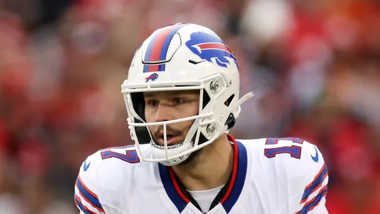 Quarterback Josh Allen #17 of the Buffalo Bills