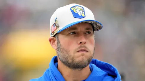 Matthew Stafford quarterback of the Los Angeles Rams