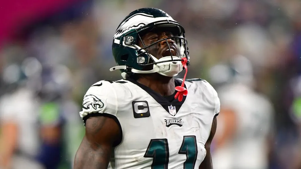 AJ Brown, wide receiver of the Philadelphia Eagles