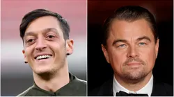 Mesut Ozil and Leonardo DiCaprio