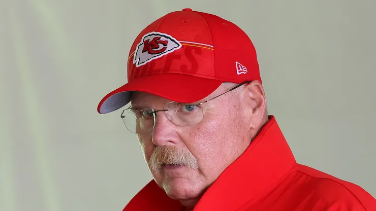 Andy Reid head coach of the Kansas City Chiefs