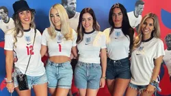 England's Wags are eyeing up luxury German castles for next year's Euros (L-R: Kieran Trippiers wife Charlotte, Jordan Pickford's wife Megan Davison , Harry Maguire's wife Fern Hawkins, Kyle Walker's wife Annie Kilner, and Luke Shaw's partner Anoushka Santos)Credit: Instagram