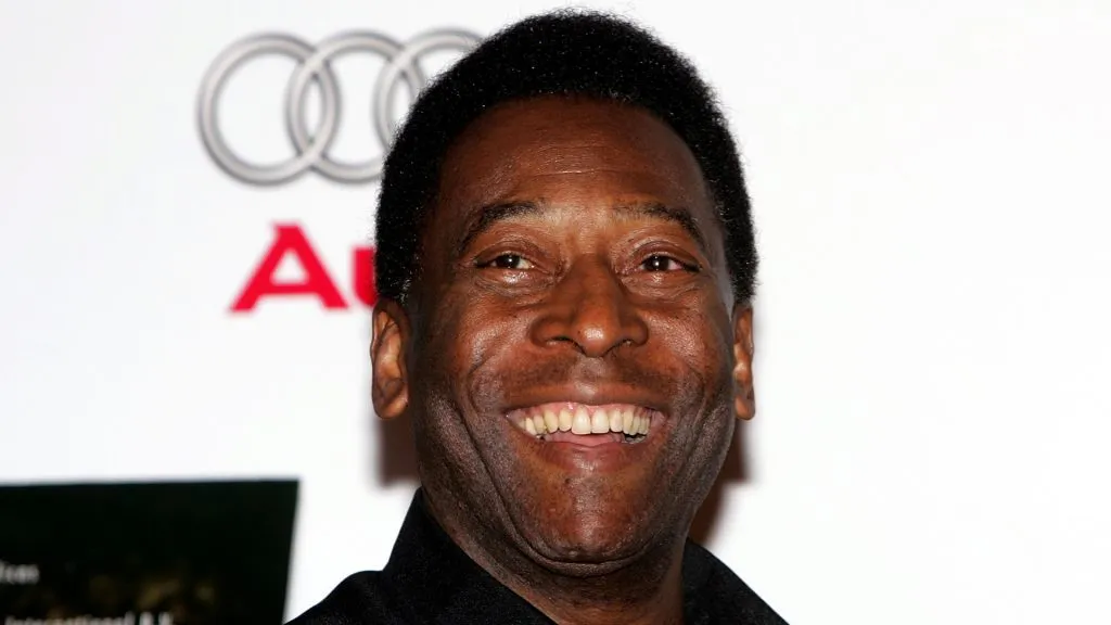 Pele, legend of Santos FC