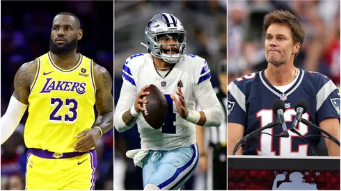 LeBron James, Dak Prescott and Tom Brady