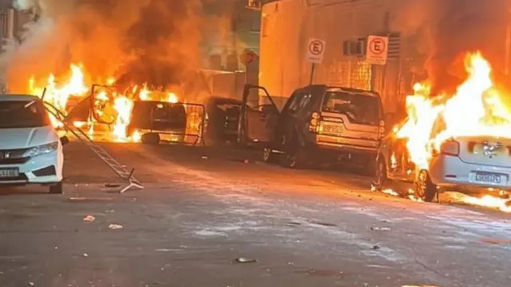 Santos riots