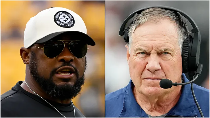 Mike Tomlin and Bill Belichick