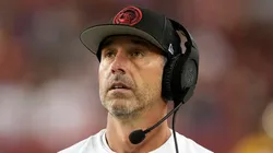 Kyle Shanahan head coach of the San Francisco 49ers during the 2023 NFL regular season.