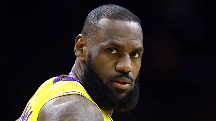 LeBron James of the Los Angeles Lakers