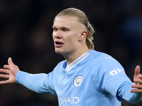 Video: Erling Haaland's raging reaction against referee Simon Hooper in Manchester City vs Tottenham