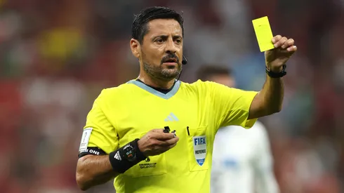 Referee Alireza Faghani at the Qatar 2022 World Cup