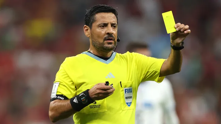 Referee Alireza Faghani at the Qatar 2022 World Cup