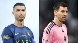 Cristiano Ronaldo (left) and Lionel Messi.