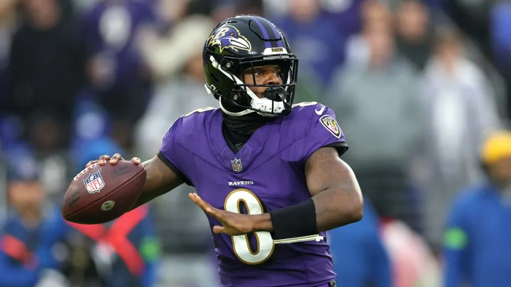 Lamar Jackson, quarterback of the Baltimore Ravens