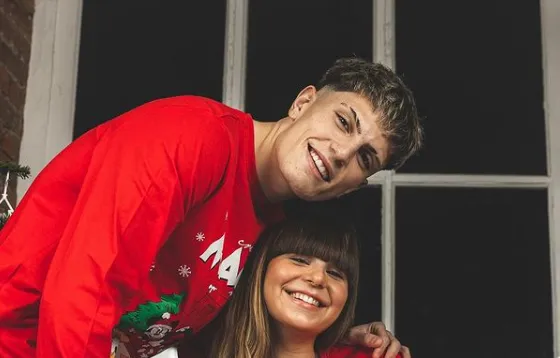 Alejandro Garnacho and Eva Garcia (Instagram)