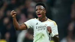 Vinicius Jr celebrates controversial goal against Almeria