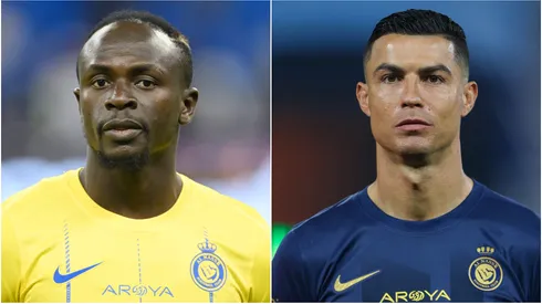 Sadio Mane and Cristiano Ronaldo