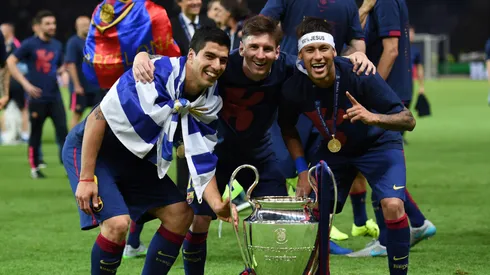 Lionel Messi, Neymar, and Luis Suarez