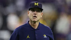 Jim Harbaugh, coach of the Michigan Wolverines