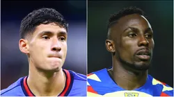 Uriel Antuna of Cruz Azul and Julian Quinones of Club America