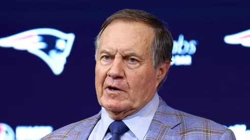 Bill Belichick in his final press conference with the Patriots